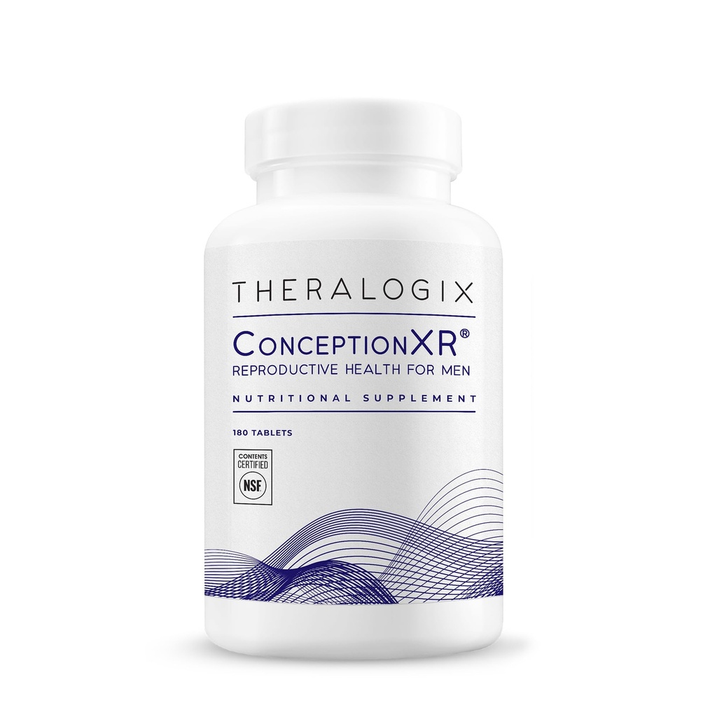 Theralogix ConceptionXR Salud Reproductiva para Hombres, Preconcepción para Hombre Vitaminas para Apoyo Fertilidad, Suplementos de Fertilidad Masculino para Salud Sperm, NSF Certified - 180 Tabs (90-Day Supply), Desflavor