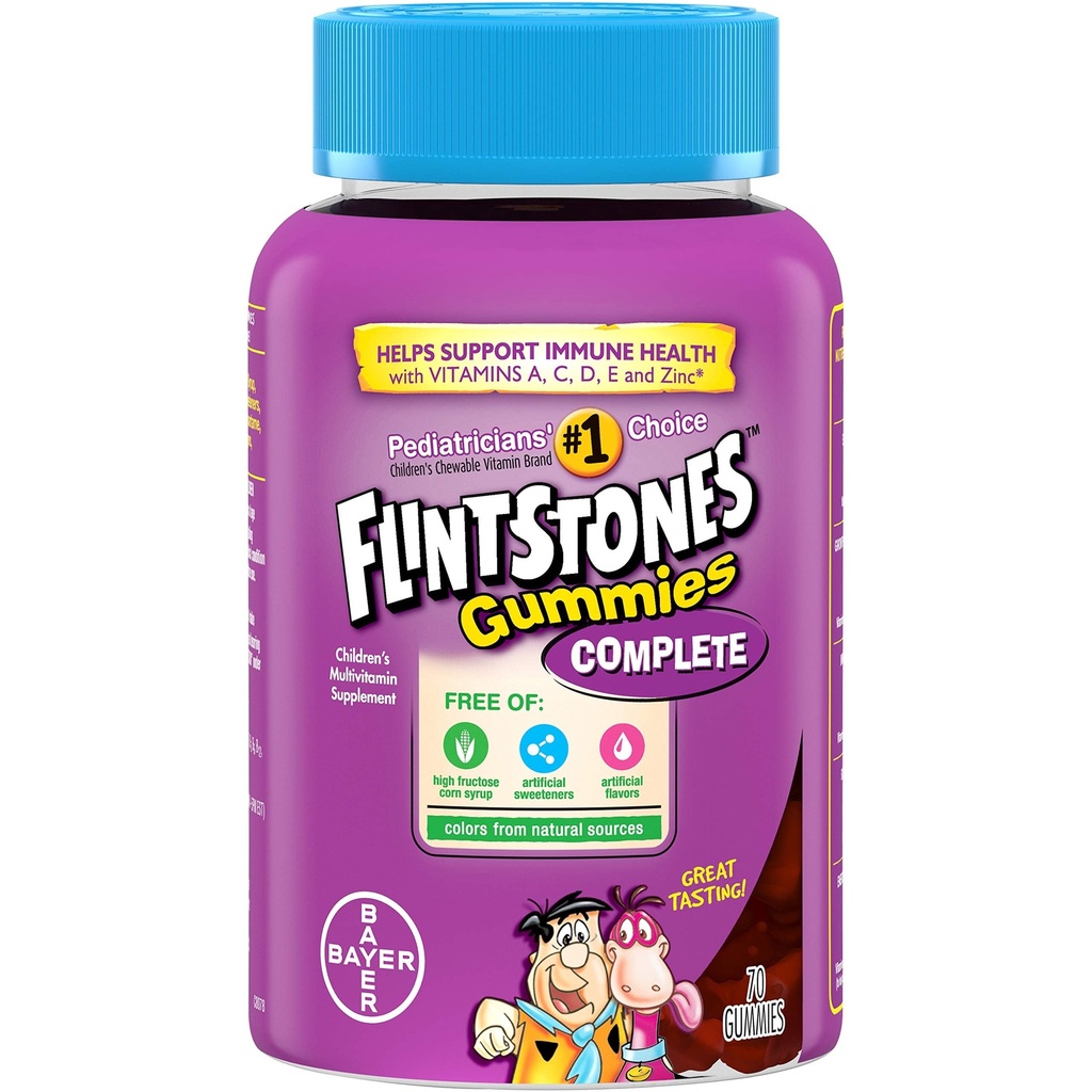 Flintstones Gummies multivitamínicos completos para niños, 70 Conde