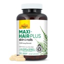 Country Life, Maxi-Hair Plus Biotin, soporta el cabello saludable, la piel y las uñas, suplemento diario, 120 ct
