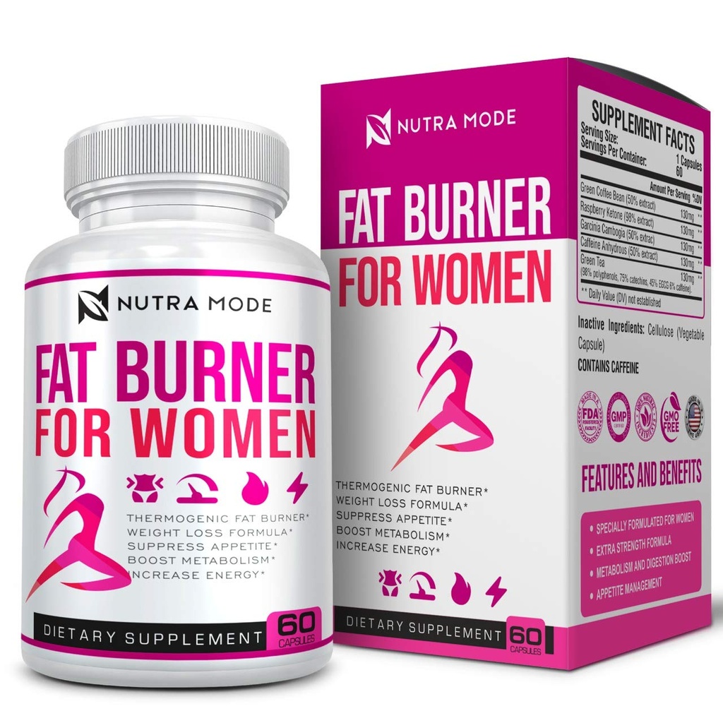 Píldoras de pérdida de peso natural para píldoras de dieta femenina-mejor que trabajan rápido para mujer-apegado Suppressant-Thermogenic Belly Fat Burner-Carb Blocker-Metabolism Booster Energy Supplements -60ct