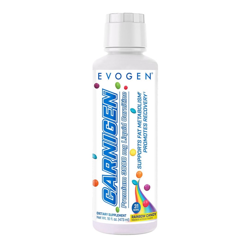 Evogen Carnigen Premium L Carnitine Liquid – L Carnitine 3000 Suplemento Silencio L Carnitine Suplemento para Metabolismo Gordo &amp; Recuperación Silencio Acetyl L-Carnitine ← Caffeine Gratis Silencio Arco Iris Candy ← 31 Serviciones