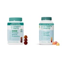 SmartyPants Organic Prenatal Vitamins for Women Multivitamin Gummies Bundle: Probiotics, Biotin, Methylfolate, Omega 3, Vitamina D3, B12, B6, A, K & Zinc, 120 Condes