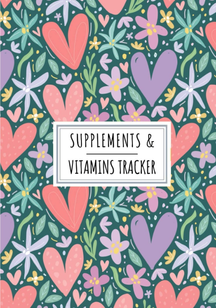 Suplementos " Vitaminas Tracker: Suplemento diario " Vitamina Log Book " Mantenga el seguimiento y la revisión Todos los detalles Sobre su Medicación Silencio Record Date, Time, ... of the week Y Más sobre 100 hojas de detalles.