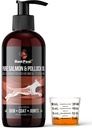 Puro salmón salvaje de Alaska &amp; Pollock Aceite para perros &amp; gatos Skin and Coat - Fish Oil Liquid with Pump - Supports Joint Function & Heart Health - Omega 3 Liquid Food Supplement - All Natural EPA + DHA - 8oz