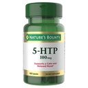 Rebote de 5 HTP de la naturaleza y suplemento dietético, soporta un Mood calmado y relajado, 100mg, 60 cápsulas