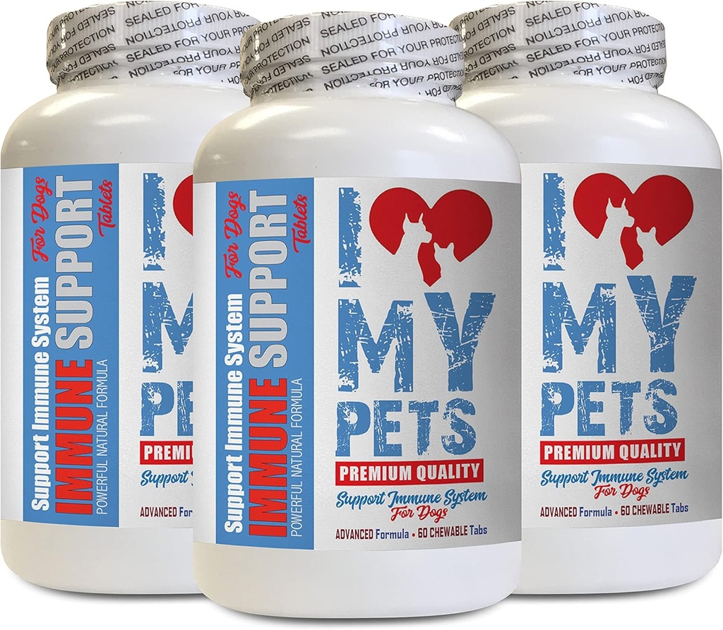 antioxidante para perros - Soporte para perros - Booster - PET saludable - Suplemento - Booster para perros - 180 Treats (3 Botellas)