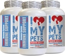 AMO MI PETS LLC Immune System for Cats - CAT Immune Support - Booster - Healthy Supplement - cat Allergy Chews - 180 Treats (3 Bottles)