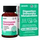 Akkermansia Muciniphila + Probiótico, Postbiótico & Inulina - Gut Health Supplement for Digestion, Immune Support - 10 Billion CFU, Vegan &amp; Gluten-Free