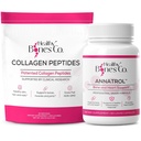 Soporte de bonificación Annatrol &amp; FORTIBONE Collagen Peptides w/FORTIGEL, VERISOL y TENDOFORTE - Bono completo, articulación, piel, cabello, uñas " soporte metabólico TENIDO 1 mes de suministro (Pouch, 401.7G)