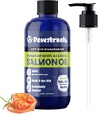 Pawstruck Puro Aceite de Salmón Salvaje de Alaska para Perros & Cats – Omega 3 &amp; 6, Suplemento de Fuerza Extra, EPA DHA Fatty Acids for Immune Support