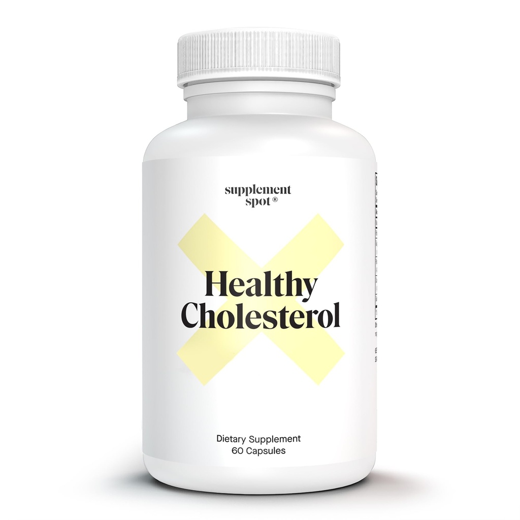 Suplemento de control sin Choless – Vitamina B3, Beta Sitosterol, Niacin, & Cayenne Pepper – Suplementos sin Chor (60 cápsulas)