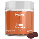 Droppels Iron Gummies 18mg for Women and Men – Vegan Plant-Based Iron Supplement ← Apoya Energía & Blood Health TEN Pectin-Based, Non-GMO, Gluten & Gelatin Free TEN Tamarind Flavor, 60 Condes