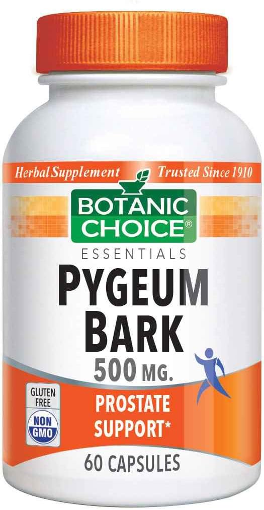 Botanic Choice Pygeum Bark 500 mg, 60 cápsulas
