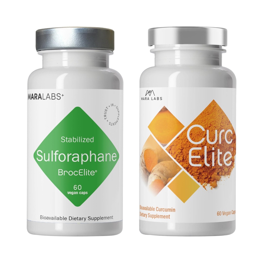 Mara Labs Plus, 60 cápsulas y CurcElite, 60 cápsulas