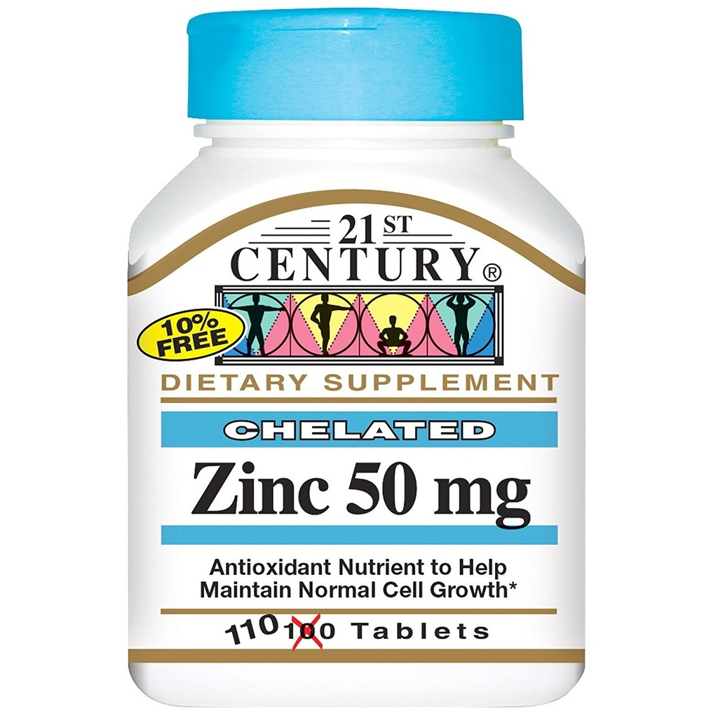 Siglo XXI Zinc 50 Milligrams 50 Milligrams 110 Tabs