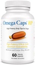 Consejos para perros medianos y grandes de alta potencia EPA y DHA Maximum Bioavailability Fish Oil Suplemento Vet Formulated Made in USA Skin Coat Joint and Heart Health 60 Capsules