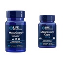 Extensión de la vida MacuGuard Eye Health Supplement with Magnesium Capsules 500mg - Lutein, Zeaxanthin, Meso-zeaxanthin y Saffron for Healthy Vision - 60 Softgels y 100 cápsulas vegetarianas