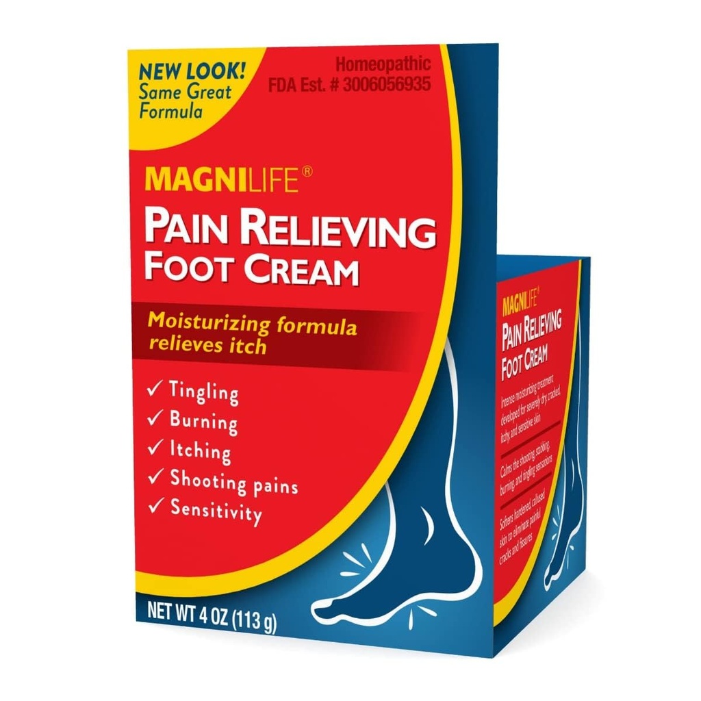 Magni Life DB Dolor Crema de pie, 4 onzas cada (2)