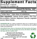 Mejores Naturales Ácido Lipoico alfa 600 mg &amp; Complejo B-100