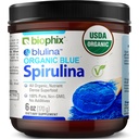 biofix Blue Spirulina Powder Organic Blulina 6 oz - Algae Organic Spirulina Powder 170 Servings - Suplemento Superfood - Natural Blue Pigment - Espirulina en Polvo Organica Pura Azul