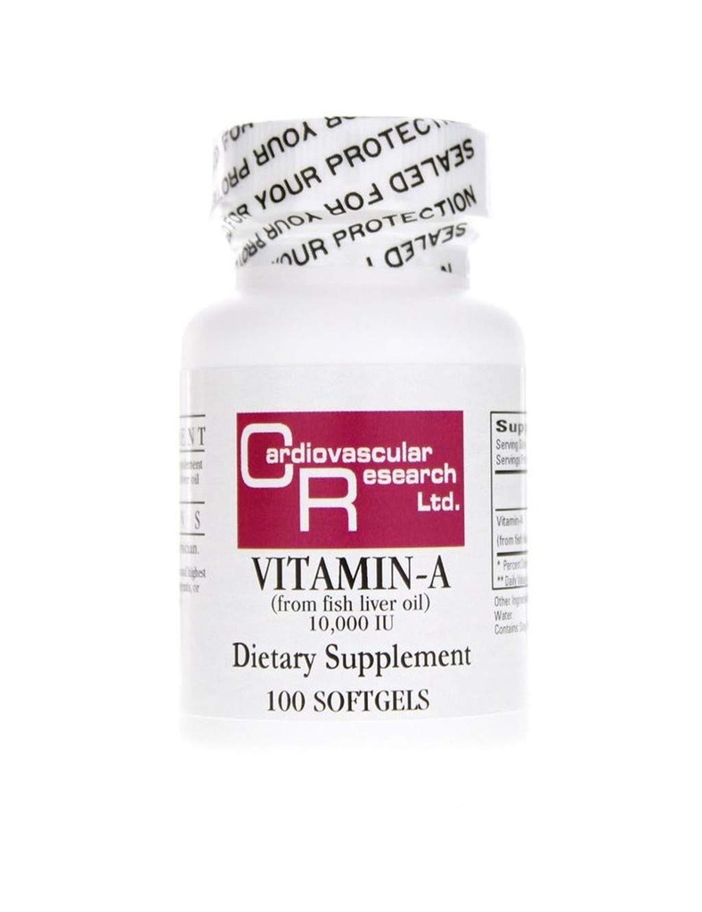 Investigación cardiovascular Vitamina-a 10000 Iu, Blanco, 100 Cuenta