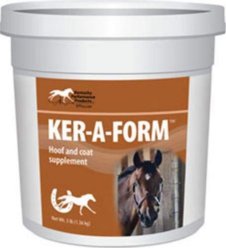 044045 Ker-A Form Coat &amp; Hoof Suplemento para Caballos, 3 lb