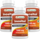 Mejores Naturales Inositol 1000 mg 120 Tabletas (120 Cuenta (Pack of 1)) (120 Cuenta (Packf de 3))