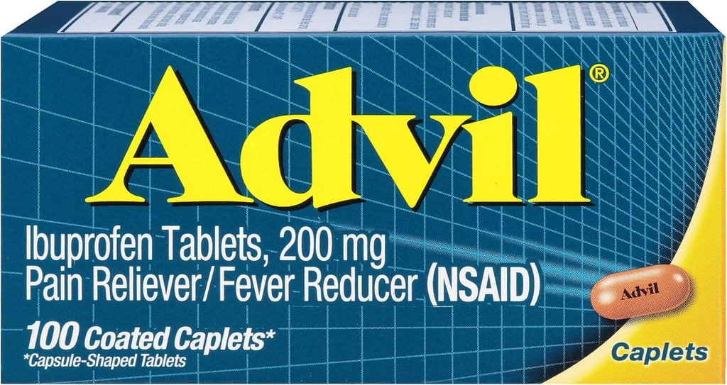 Advil 200mg Caplets 100 cada uno