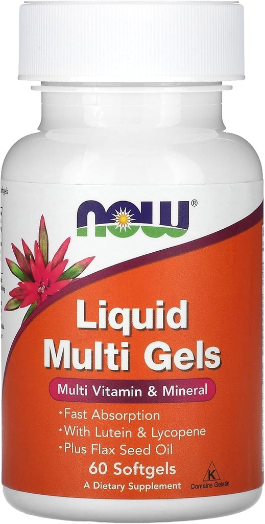 Ahora Alimentos Líquidos Multi Softgels 60 Sgels