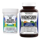 FarmHaven Magnesium Glycinate &amp; Malate Complex y 60 Billion CFU Probiotic