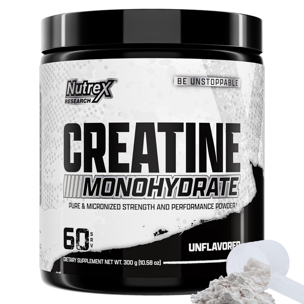 Nutrex Research Creatine Monohydrate Powder 60 Servings
