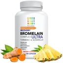 Bruizex Ultra Bromelain y Quercetin Bruising Relief Supplement, 120 Capsules ¦ Bruised Skin, Trauma Recovery and Swelling Surgery Suplementos TEN Contiene Bromelain, Quercetin, Turmeric y Boswellia