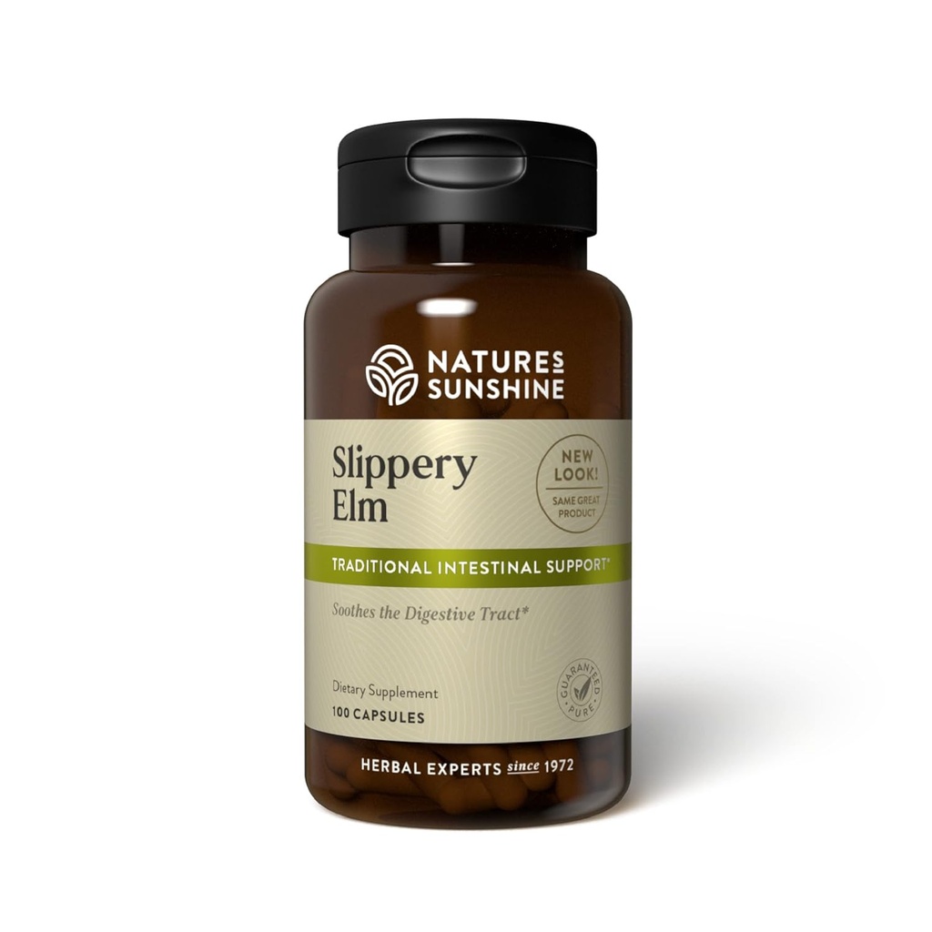 Sunshine Slippery Elm 100 Capsules