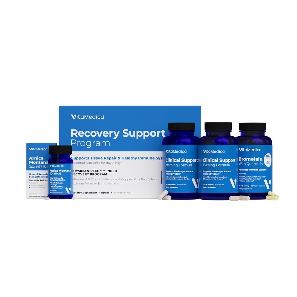 VitaMedica ← Arnica Montana 30X + Bromelain con Quercetin + Soporte clínico Formula Bundle