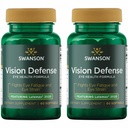 Swanson Vision Defense Antioxidant Vision Health Supplement Lutein Zeaxanthin Astaxanthin Broccoli Extracto Bilberry Extract 60 Softgels Sgels (2 Pack)