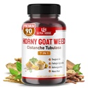 Ultra Horny Goat Weed Tongkat Ali Maca Root Tribulus - Aumentar la energía, resistencia y rendimiento con Fadogia Ashwagandha Ginseng L-Arginine (90 Conde (Pack of 1))