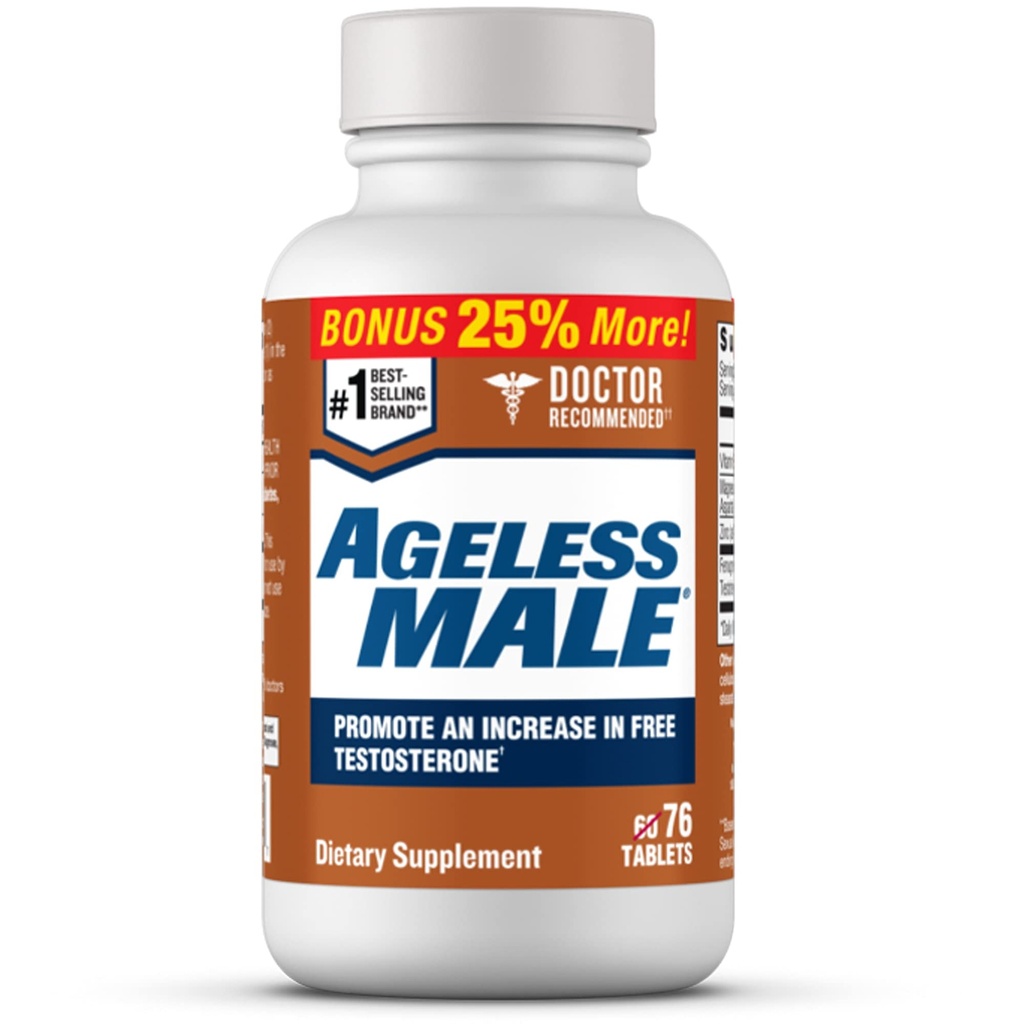 Masculino sin edad Suplemento Boosterone Hombre, 76 Tablas