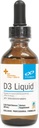 XYMOGEN D3 Liquid - Liquid Vitamina D gotas con Vitamina D3 para apoyar la salud inmune, bonificación + Heart Health - 1000 IU VIT D per Drop - Micro-Emulsified for Enhanced Absorption (2.03 oz / 1500 Servings)