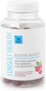 Consult Health BIOTIN Boost Gummies for Hair, Skin and Nails - 10,000 mcg - Vegan Vitamina B Suplemento dietético - Apoyo Más rápido Pelo y Crecimiento de uñas - Raspberry Flavor - Negro Carrot - 60 Cuenta