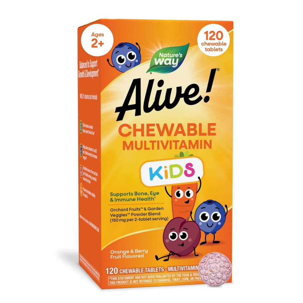 ¡Viva! Multi-Vitamin para niños - 120 Tablas Chewable por el Camino de la Naturaleza