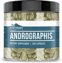 Elementos terrestres Andrographis Paniculata 200 Capsules, Puro ' Undiluted, No Additives