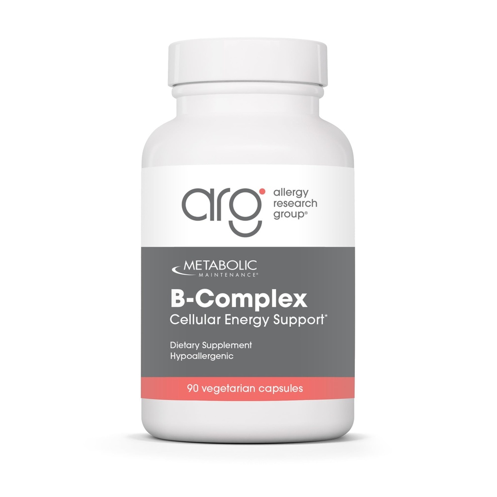 Mantenimiento metabólico B-Complex - Complejo de vitamina B metilada para Mujeres y Hombres, Soporte de energía celular con folato, niacina y biotina, Suplemento VIT B - 90 cápsulas veganos (Pack of 1)