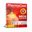 TermaCare Heat Wraps for Neck &amp; Shoulder Pain Relief - Portable Adhesive Heating Pads with 16-Hour Therapeutic Heat - Drug-Free Muscle & Joint Soothing Patches - Large - 11-Count