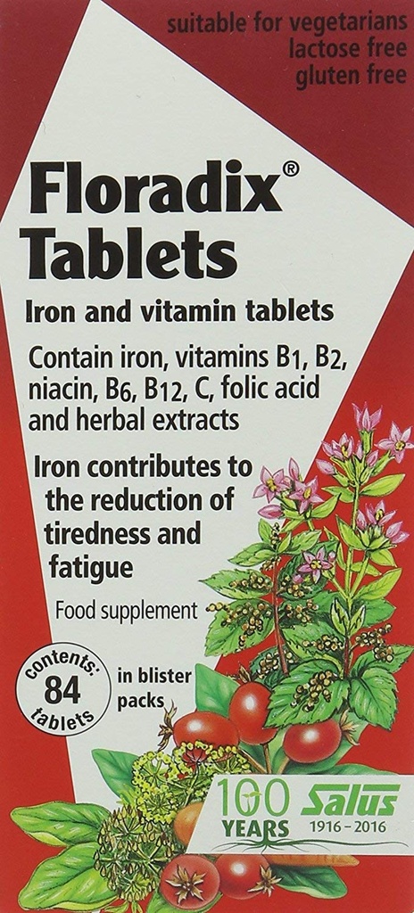 (2 Pack) - Floradix - Floradix Iron TEN 84's TEN 2 Pack Bundle