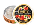 LivWel Ultra Caffeine Pouch – Peach Sweet Tea – 225mg Caffeine natural con Guarana – Energía limpia para Focus &amp; Mood – 1-Pack (15 Pouches)