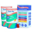 PRIMER DÍA Multivitamínico para Mujeres - Mujeres Diarias Gummies Multivitamínicas - Vitamina A C D E B12, Magnesio, Zinc, Biotina – Vegan, Gluten Mujeres Libres Vitaminas - Crecimiento del cabello, Esquía, Energía – 60 Day Supply