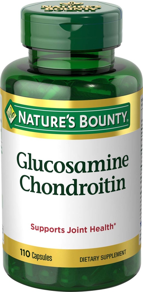 Bounty Glucosamine Chondroitin Pills and Dietary Supplement, Support Joint Health, 110 Capsules