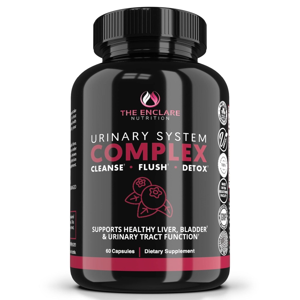 EL ENCLARE NUTRITION D Mannose con píldoras de arándano, UTI de salud de avena urinaria, Riñón, Vejiga, Limpiador de hígado, Detox. D-mannose 1000mg Capsules, Cranberry Juice Powder, Dandelion " Hibiscus