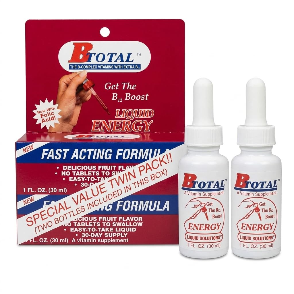 Solución B-Total - Vitaminas B Sublingual - Twin Pak
