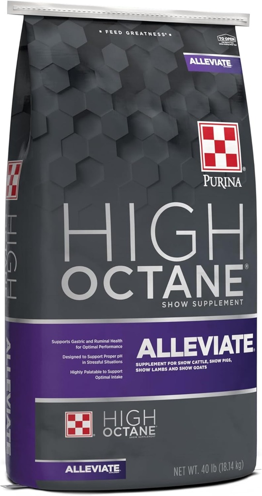 Suplemento de soporte gástrico Purina® High Octane® Alleviate®, 40 lb